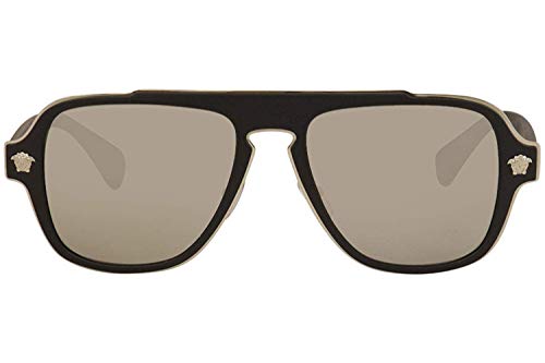 Image of Versace Man Sunglasses Black Frame, Dark Grey Lenses, 56MM