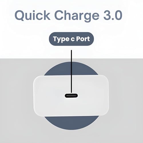 Image of Google 30W Original Type C Fast Charging Power Adapter for Google 9 Pro XL /9 Pro /8 Pro /8 /8a,7 Pro /7 /7A, Pixel 6 Pro /6, Tablet /Chrome Books & Other USB C Devices Quick Charger Support