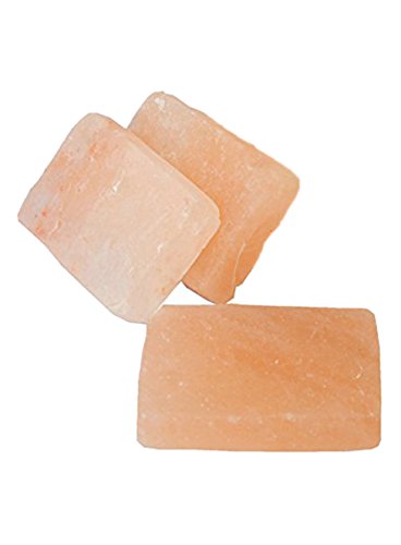 JIC Gem Clearance 3 Pcs Himalayan Salt Soap Bars Natural Deodorant Dead Skin Massage Bars Rocksalt Crystal Bar for Whole Body