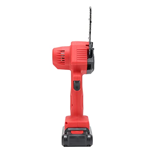 MasYosh Mini Sierra de Poda Eléctrica, Motosierra Recargable de Mano con Bola de Acero de Tungsteno y Diseño de Dientes de Madera de Horquilla, para Poda y Tala de árboles Frutales (Enchufe europeo)