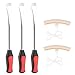 SparkFeng Spoon Tire Ls, Ce Tool Kit with ors, 3 Piece Pry Bar Set, Hardened Automotive Grade Metal with Polished h, for s and