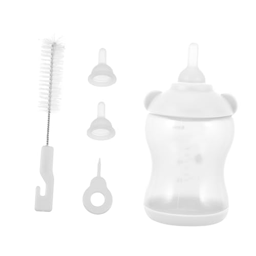 COLLBATH Pet Feeding Bottle Nursing Bottle for Small Pets for Kittens Puppies Newborn Animals Leak Design Easy to Lightweight Portable Milk Feeder