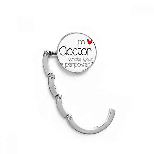 Cintre de table pliant pour médecin, porte-sac robuste et compact 4,4 x 4,4 cm