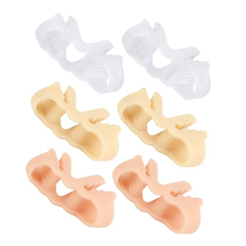 MERRYHAPY Bunion Toe Separator for Women 3 Pairs Silicone Toe Corrector Overlapping Toe Relief Comfort Breathable Fashionable Toe Spacers