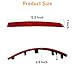 Abodvu Compatible with Audi A4 B9(8W) Rear OS Bumper Reflector 2016-2021,Left Driver & Right Passenger Side Red Marker Trim Replacement for 8WD945105A,8WD945106A,A4 Back Reflector Light W/O Bulb,2PC