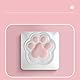 Christol 3D Katze Klaue Tastenkappen MX Struktur Tastenkappen ABS+Silikon OEM Profil Tasten Caps Anpassbare Personalisierte Katze Pfote KeyCaps