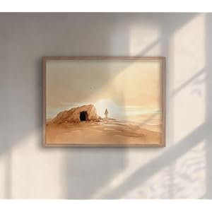 ESSEN Life | The Empty Tomb | Christian Easter Decorations, Easter Decorations Religious, Resurrection Decorations, Resurrection of Jesus Christ, Jesus Poster Decor, Christian Wall Art, Christian Home ESSEN Life The Empty Tomb Christian Easter Decorations Easter Decorations Religious Resurrection Decorations Resurrection of Jesus Christ Jesus Poster Decor Christian Wall Art Christian Home