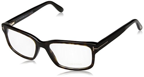 Tom Ford FT5313 Eyeglasses-052 Dark Havana-55mm, Brown, 17