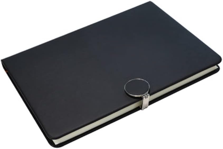Cuaderno diario con hebilla magnética, bloc de notas de color sólido y hojas de alta densidad