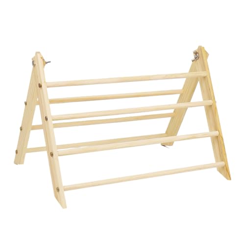 Perchoir à Poules, Perchoir Renforcé, Support en Bois Gain De Place Portable pour Poussins Poules Extérieur Jardin Soins Avicoles Grands Oiseaux