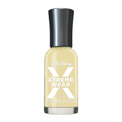 Sally Hansen Xtreme Wear Nail Polish | Streak-Free, Shiny Finish, Long-Lasting, Chip-Resistant, Opaque | Eternal Sunshine | Soft Buttery Yellow Nail Color