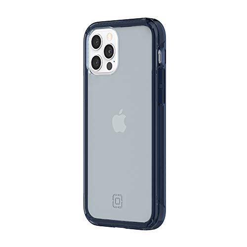 Etui Slim iPhone 12 / Pro Incipio Bleu Nuit Translucide
