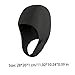 Jualyue Swimming Cap Thermal Swim Iving Cap Head Warm Swimming Diving Hat with Chin Strap Black Sports Equipment