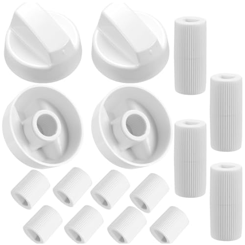 Lot de 4 Bouton Plaque de Cuisson,Bouton Gaziniere,pour Presque Toutes les Plaques de CuissonBouton Cuisiniere Universel, four Cuisinière à Gaz, Avec 12...