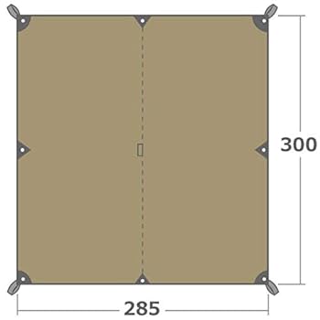 Amazon.co.jp: [タトンカ] Tatonka ﾀﾄﾝｶ ﾀｰﾌﾟ 2TC (285×300cm