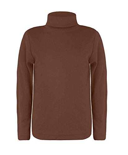 Lotmart Infantil Cuello Vuelto Manga Larga Llano Top Básico Niña Niño Camiseta...