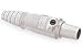 Heavy Duty Products, Single Pole Devices, Industrial Grade, Female, Plug, 400A 250V DC/600V AC, Single Conductor, Double Set Screws, White