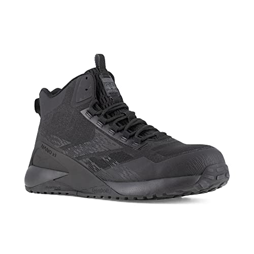 Image of Reebok womens Rb384 Nano X1 Adventure Athletic Work Construction Work Shoe Black