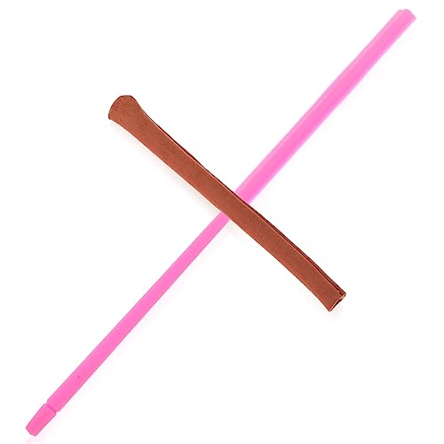 BESTonZON Professional Flute Cleaning Rod for Clarinet Flute Stick Wear-resistant Material Reusable Cleaning Instrument for Musician Brown