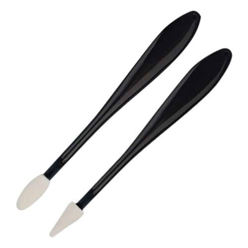 BEBEMOKO 2Pcs Blending Stump for Artists Ergonomic Sketch Tools with Smooth Handle Removable Pads for Drawing Correction Various Media