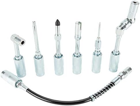Performance Tool W50049 Cordless Grease Gun Accessories, 7-Piece