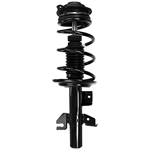 Image of Detroit Axle - 6pc Front End Control Arms Kit for 13-16 Dodge Dart, 2 Lower Control Arms w /Ball Joints 2 Sway Bars 2 Struts & Coil Spring 2013 2014 2015 2016 Replacement Suspension