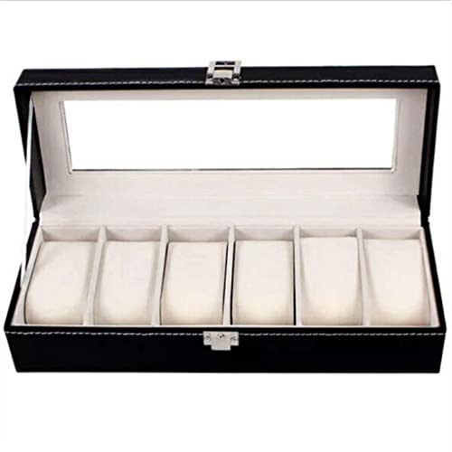 Boîte à montre 6 slots pour offrir un coffret bijoux idéal