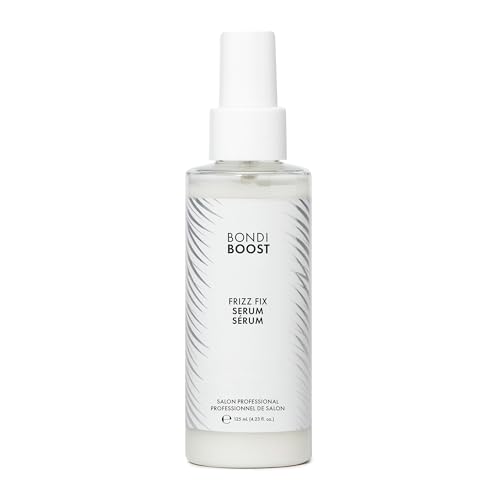 BondiBoost Anti-Frizz Serum Sin Enjuague Anti Encrespamiento - Aloe, Sin Silicona, Con Mezcla de Seis Aceites Para Cabello Nutrido y Brillante - Vegano, Libre de Crueldad, 100ml