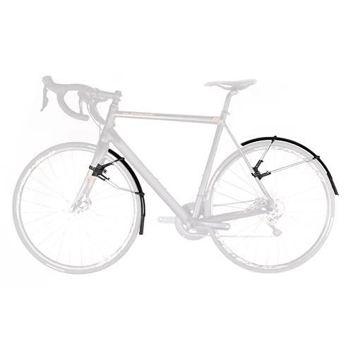 SKS Alemania Set Raceblade Pro Negro Guardabarros, Ideal para Bicicletas de Ruta, Peso Ligero, Spoiler Extra Largo, Incluye Abrazaderas y Material de Montaje miniatura 3