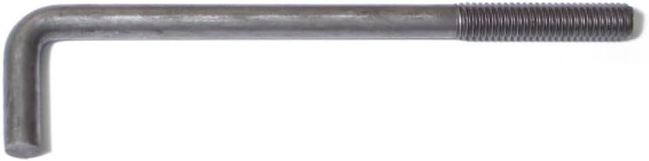Hard to Find Fastener Hot Dip Galvanized Anchor Bolts, Sturdy Steel Anchors for Concrete, Cement, Asphalt in Construction, 1/2-13 x 16, Pack of 25
