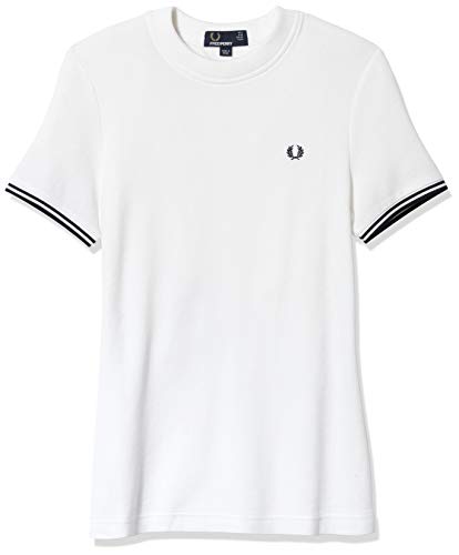 Preisvergleich Produktbild Fred Perry Damen Twin Tipped T-Shirt, weiß, 36