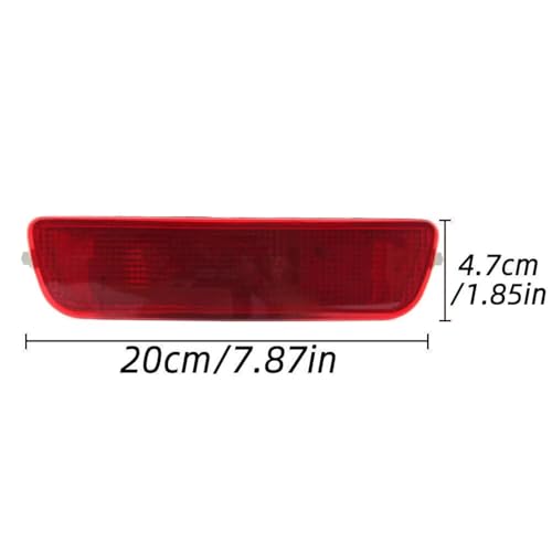 Pare-chocs arrière feu antibrouillard Qashqai réflecteur rouge central - 2
