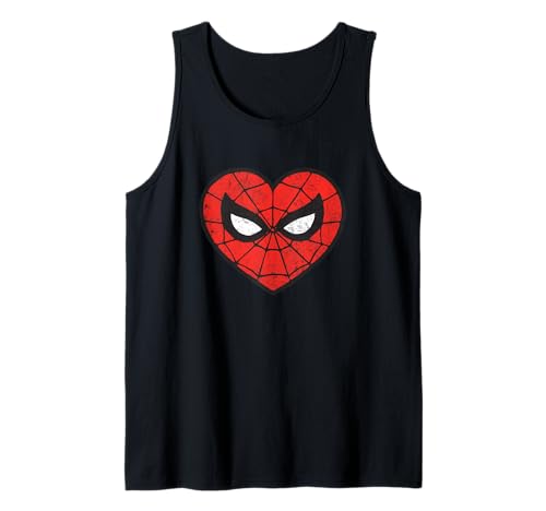 Spider-Man Heart Tank Top Marvel respirant et fluide pour le sport