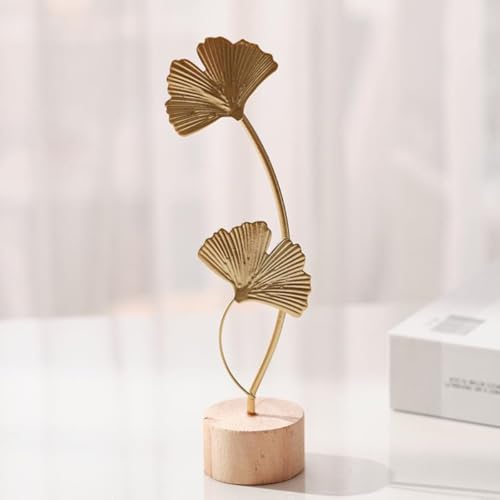 KARLOR Ginkgoblatt Statue Deko - Eisen, Gold - Nordisch und Luxus - Wohnzimmer, Schlafzimmer KARLOR Ginkgoblatt Statue Deko - Eisen, Gold - Nordisch und Luxus - Wohnzimmer, Schlafzimmer