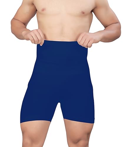 Image of Tummy Tucker Men Shapewear for Control Seamless High Waist Slimming Underwear Body Shaper Boxer Stomach Fitness for Exercise & Workout Briefs