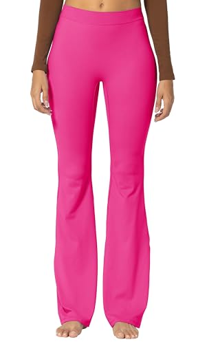 Image of Sunzel Flare Leggings, Crossover Yoga Pants with Tummy Control, High-Waisted and Wide Leg