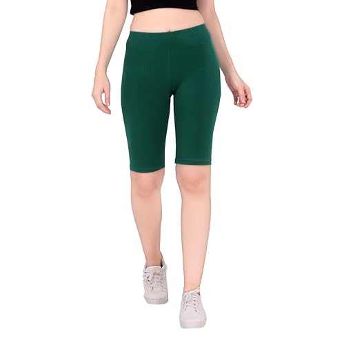 Image of TRASA Women's Cotton Fashion Biker Workout Cycling Shorts, Avialable Sizes: S,M,L,XL,2XL,3XL
