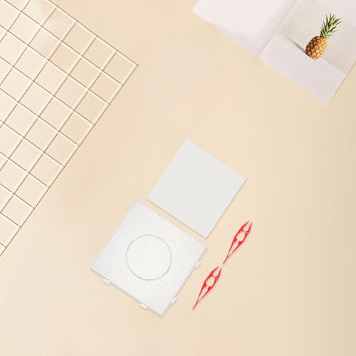 Plaques à picots transparentes iplusmile pour réussir vos perles à repasser sans glisser - 7