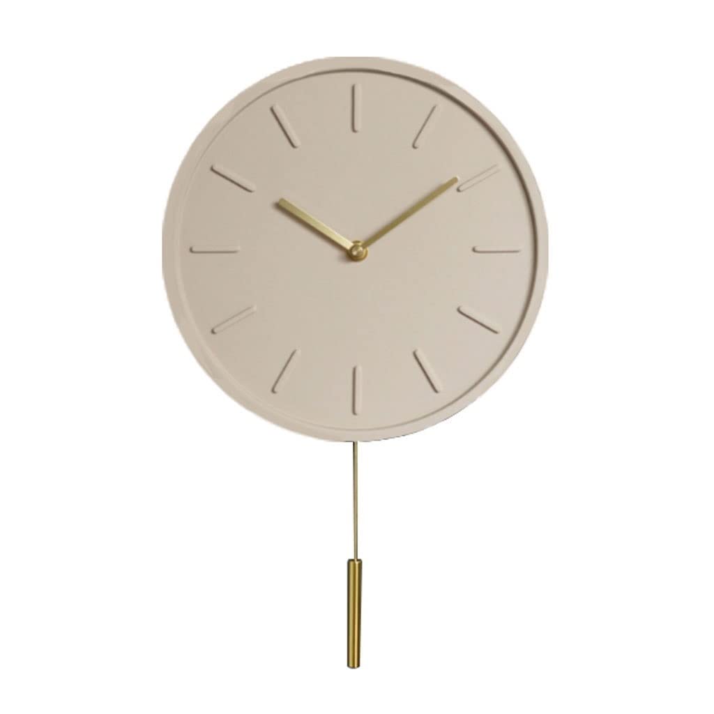 Horloge silencieuse de salon mécanique quartz en béton moderne Couleur B