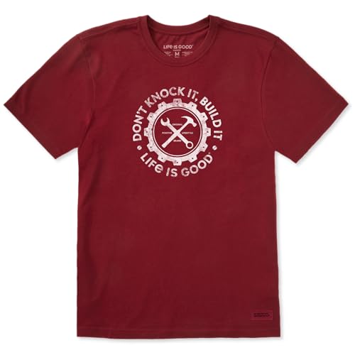 T-shirt en coton Build It Homme Life Is Good idéal pour le week-end
