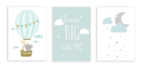 Décoration murale enfant : affiche Dream Big Little One pour douceur et éveil