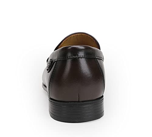 Image of Classic Dress Shoes for Mens, Leather Comfort Penny Loafers Driving Causal Slip-on Loafers for Mens
