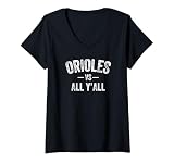 Womens Orioles South vs. All Y’all HS V-Neck T-Shirt