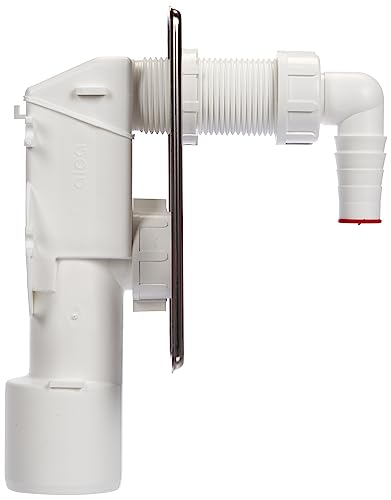 Alcaplast Hochwertiges Unterputzsiphon -Unterputz-Siphon für Waschmaschine, Waschmaschienenanschluss-ALCA-chrom, Edelstahl
