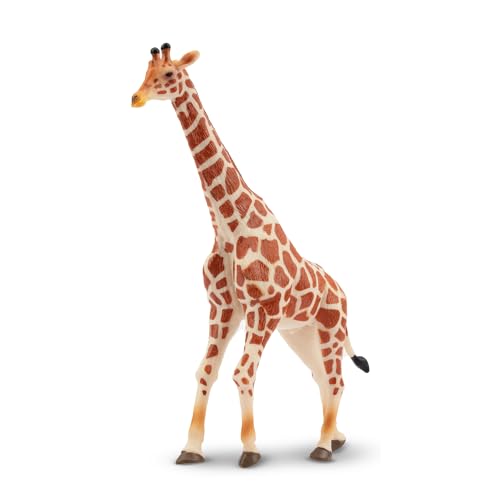 TOYMANY 4 Stück Giraffen Familie Tiere-Figuren Set Safari Spielfiguren Realistische Giraffen Spielzeug Dschungeltier-Figuren Tierfigur Plastiktiere Zoo Dschungel Wald Wild, zum Spielen oder als Deko