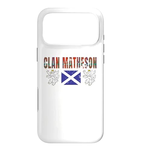 Clan Matheson Tartan Scottish Family Name Scotland Pride �X�}�z�P�[�X iPhone 17 Pro Max �p