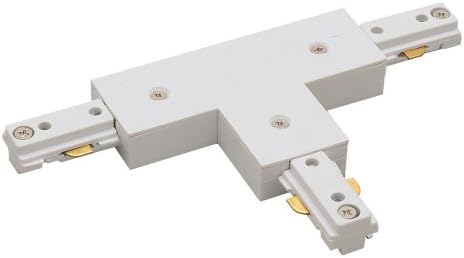 Nora Track Light NT-314W - White - T-Connector - Single Circuit - Compatible with Halo Track