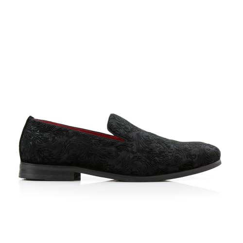 Image of Ferro Aldo Men's Dress Loafer Collection | Modern & Classic Slip-On Styles | Available in Suede, Woven, and Wholecut