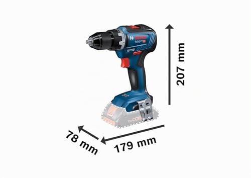 Bosch Professional 18V System perceuse visseuse sans fil GSR 18V 55 couple max. 55 Nm 1 800 trmin avec 2 batteries ProCORE18V 4 0 Ah chargeur rapide GAL 18V 40 calage BOXX BOXX - vue 4