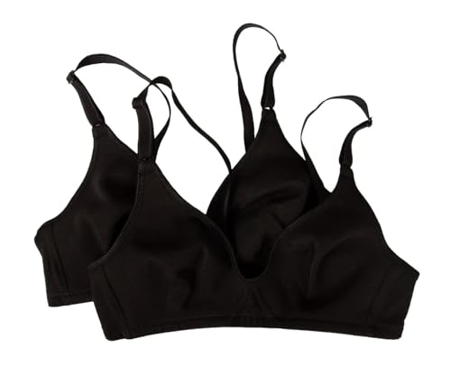 Soutien-gorge sans armatures Lovable en coton stretch lot de 2 noir